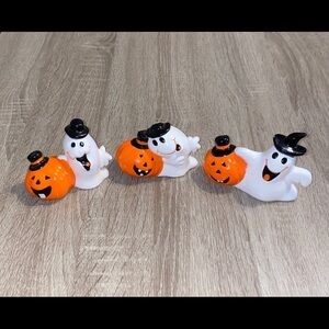 Halloween Ghost and Pumpkin Decor